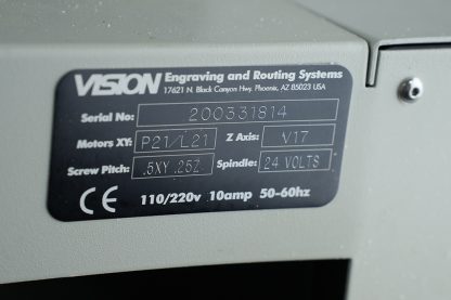 VISION PHOENIX 1212 ENGRAVER & CONTROLLER SERIES 2 - Image 5