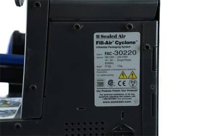 SEALED AIR FILL-AIR CYCLONE Machine